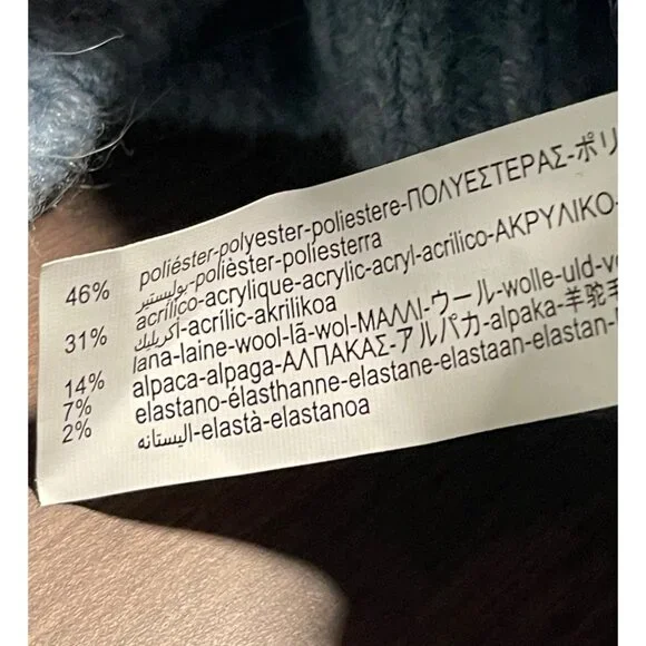 Zara Gray Crew Neck Sweater - Picture 6 of 9